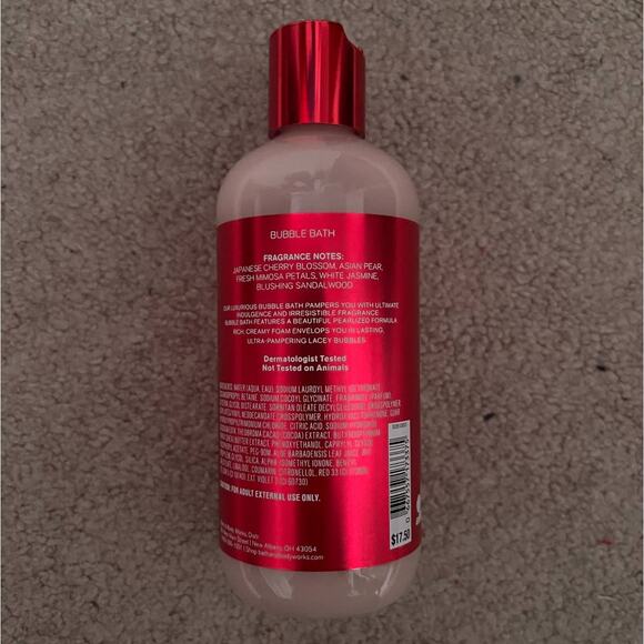 New Bath & Body Works Japanese Cherry Blossom Bubble Bath - Picture 3 of 3
